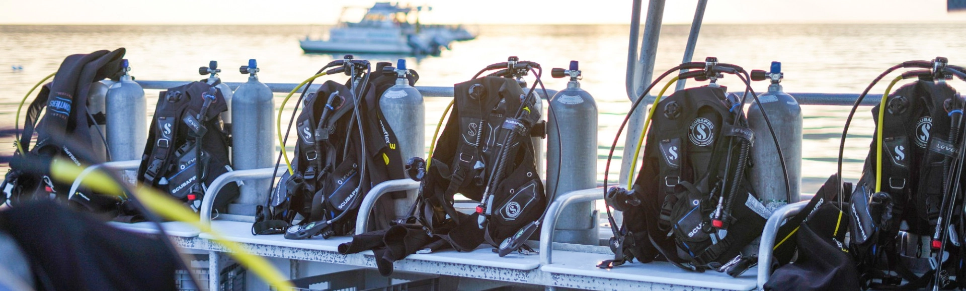 SCUBA PRO Dive Gear + Tank Racks